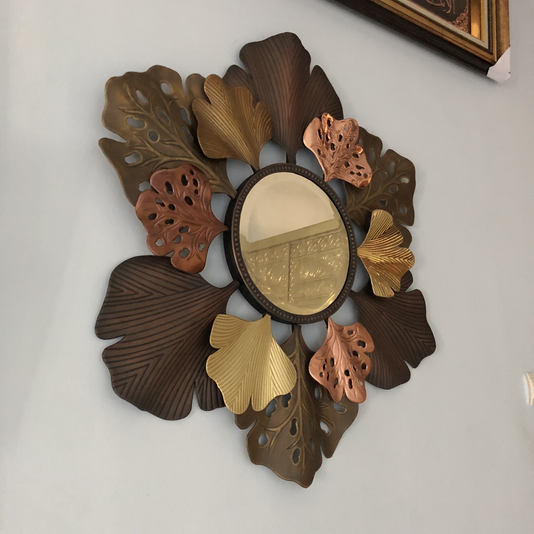 Cermin Hias Tembaga - Kerajinan Tembaga Kuningan PoejaGallery