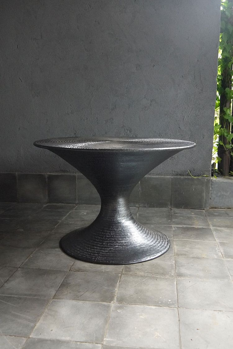 Coffetable Tembaga - Meja kopi tembaga handmade premium.